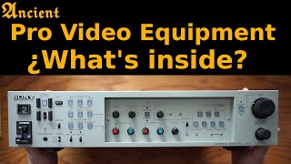 What's inside the Sony CCU-M7? TV studio electronics from the 1980s