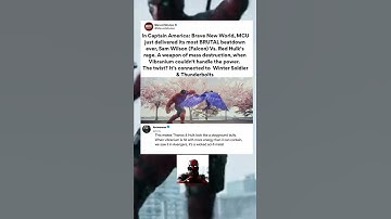 MCU just delivered its most BRUTAL beatdown ever, Sam Wilson (Falcon) Vs. Red Hulk | Brave New World