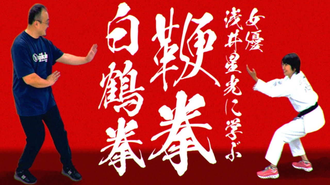 【浅井星光①】女優だと思ってたらとんでもない武術家だった、、、「浅井流鞭拳空手・白鶴拳」