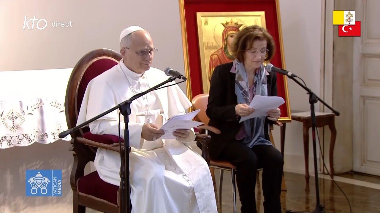 Visite du pape Léon XIV à la maison pour personnes âgées des Petites Soeurs des Pauvres à Istanbul