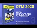 DTM 2020 Matematika (3-dars)Matnli Masalalar, Foiz va Proporsiya/ ГЦТ 2020 Текстовые задачи, Процент