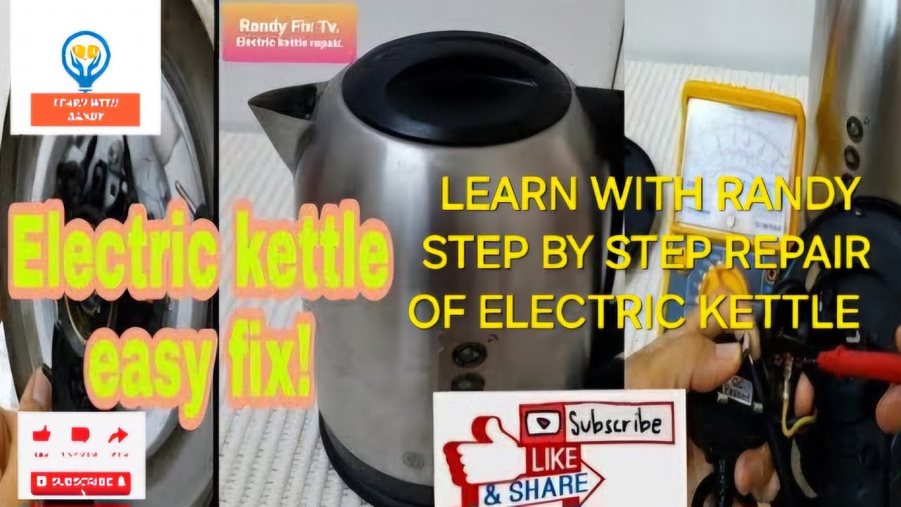 Пошаговый ремонт электрического чайника RUSSELL HOBBS.