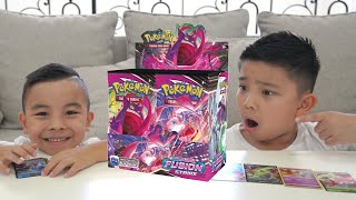 Fusion Strike Booster Box Pokemon Opening Calvin Ckn