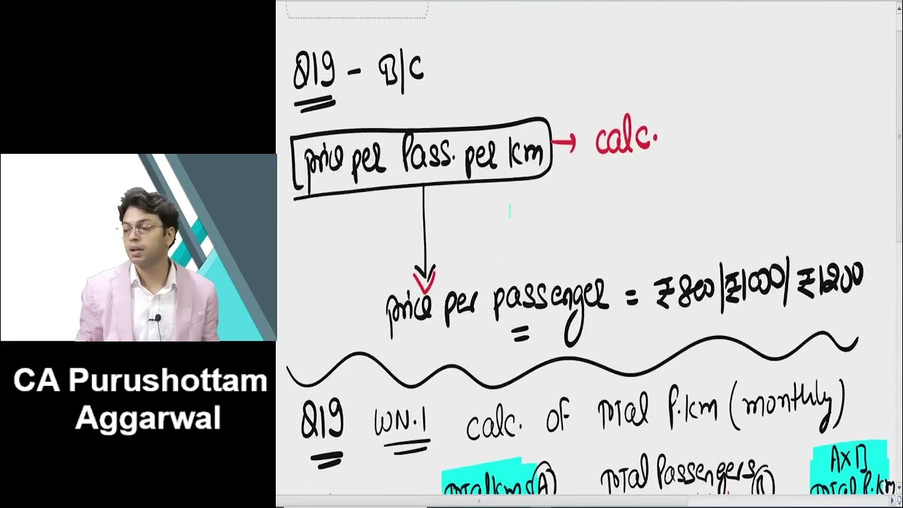 CA Inter Costing Demo Lecture 2 By CA Purushottam Aggarwal Sir 