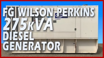 FG Wilson Perkins Diesel Generator 275kVA – XP27558 Test #perkins | #fgwilson Authorised Dealer
