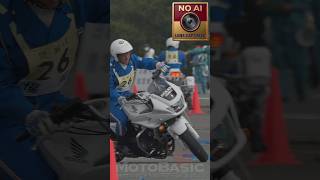 Slalom Master Police Motorcycle Rodeo Gymkhana Honda CB1300  Flawless Maneuver Fukuoka262021