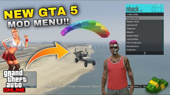 GTA V PS3 mod menu #gtav #gta5 #gtavps3 #gtavmod