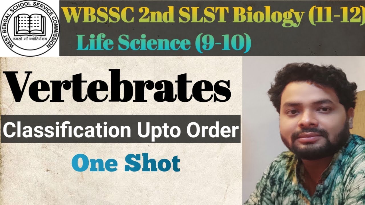 SLST Preparation । Vertebrates। Classification Upto Order #slst #slst_preparation #slstnews