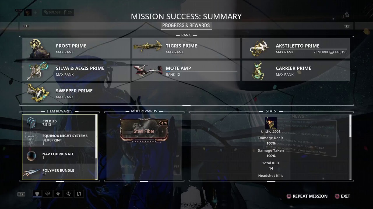 Warframe stream - YouTube