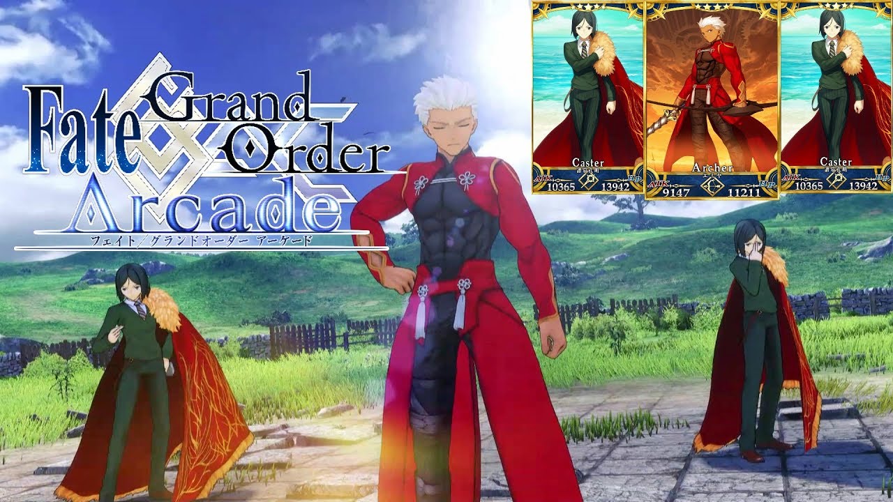 【Fate/Grand Order Arcade】Wバフをもらった弓兵が敵をまとめて薙ぎ倒す‼【Emiya】【FGOAC】【fgo ...