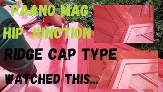 Paano mag install o setting nang Hip Junction Ridge cap type.| Christian boy palaboy.