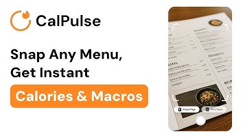 CalPulse: AI Menu Scanner, snap any menu, get instant calories and macros
