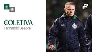 🎙️ COLETIVA | Coritiba 1x3 Palmeiras | Entrevista com o técnico Fernando Seabra.