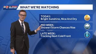 Warm day with rising rain chances tomorrow | March 23 forecast
