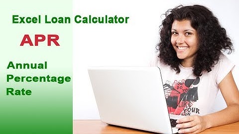 apr loan calculator excel