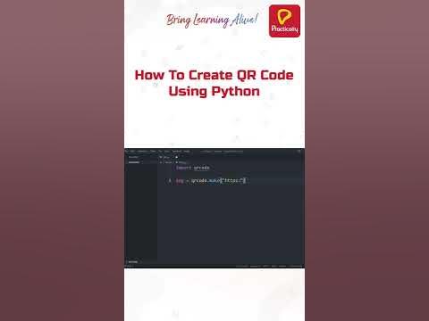 How to create QR code using Python in 5 seconds | Python | Practically ...