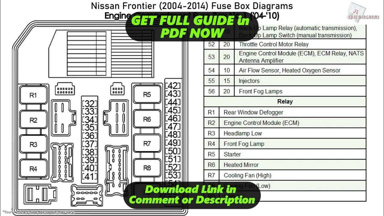 [DIAGRAM] 2012 Nissan Frontier Fuse Box Diagram - YouTube