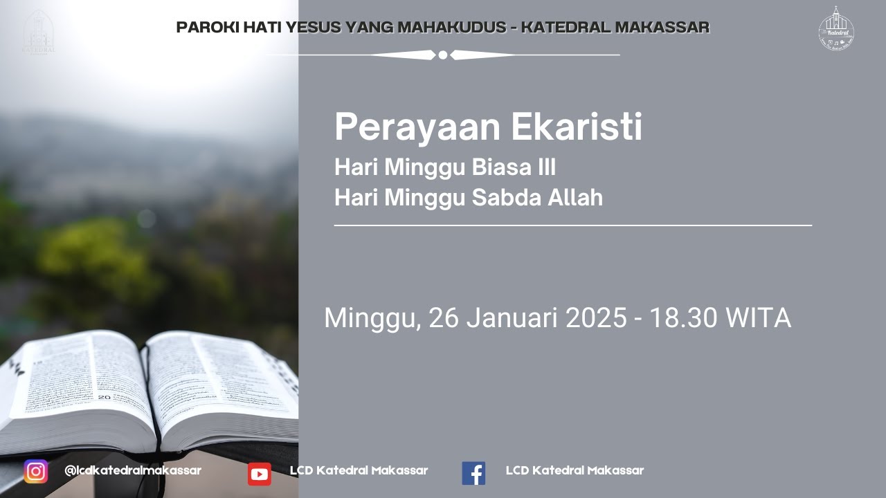 Panduan Perayaan Ekaristi Minggu 26 Oktober 2025