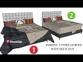 How To Make Beds & Bed Sheets With Sketchup