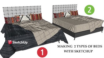 How To Make Beds & Bed Sheets With Sketchup