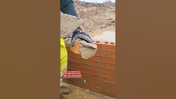 BRICKLAYING, 🧱 WET  ENGINEERING BRICKS. 🤑 #asmr #satisfying #bricklaying #bricklayer #brickwork