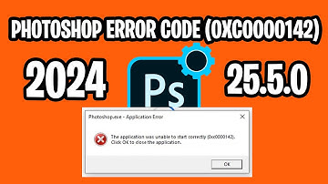 Photoshop Not Opening Error code (0xc0000142)
