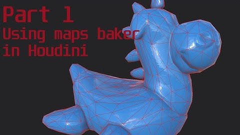 Tools in Houdini for normal baking tutorial. Part 1