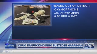 Drug trafficking ring busted in Harriman