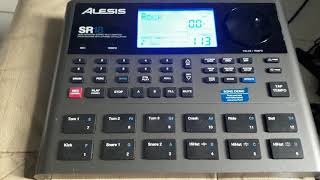 How to keep user pattern saved in memory after power is turned off on Alesis SR18
