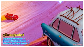 Auta 2: Gra wideo | Zygzak McQueen – tryb myśliwego (karabiny maszynowe) | Chłodnica powietrza Arena screenshot 1