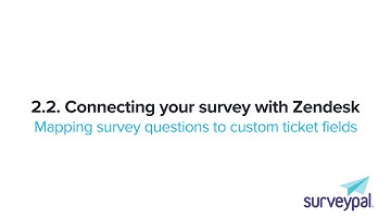 Surveypal integration for Zendesk Support - Demo
