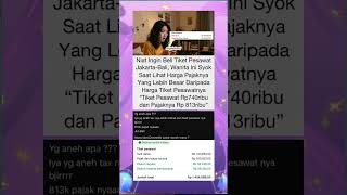 Pajak tiket pesawat lebih mahal dibanding harga tiketnya #shorts #fyp