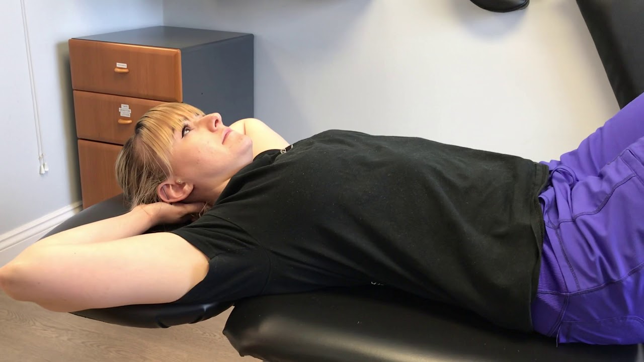 Passive Cervical Rotation Supine Passive Cervical Flexion - YouTube