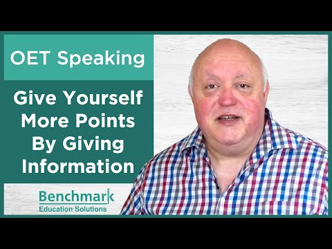 Mastering OET Speaking - Giving Information (by Benchmark OET)