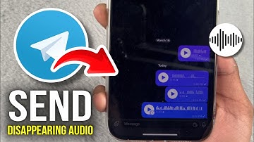 How to Send Disappearing Audio on Telegram - 2025