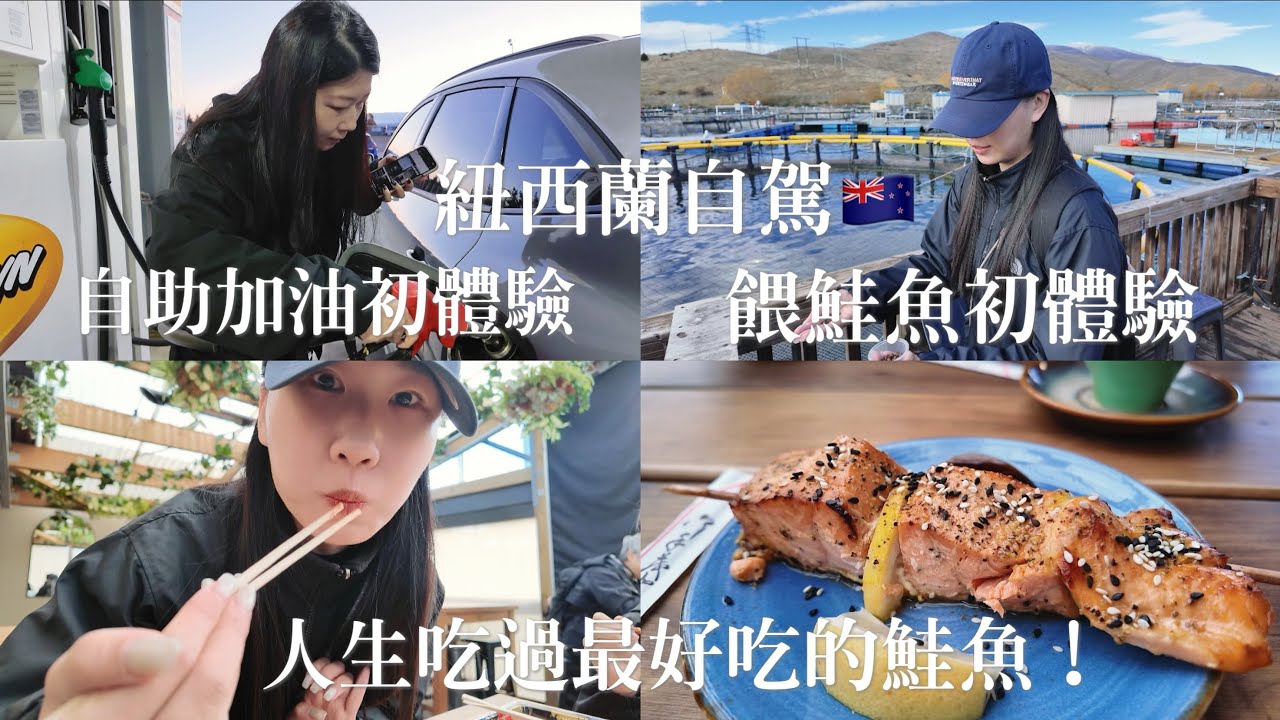【 紐西蘭南島自駕遊EP.5】人生第一名鮭魚！高地鄉村鮭魚👍🏻