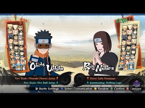 Naruto Ultimate Ninja Storm 4 - Rin Nohora vs Obito Uchiha