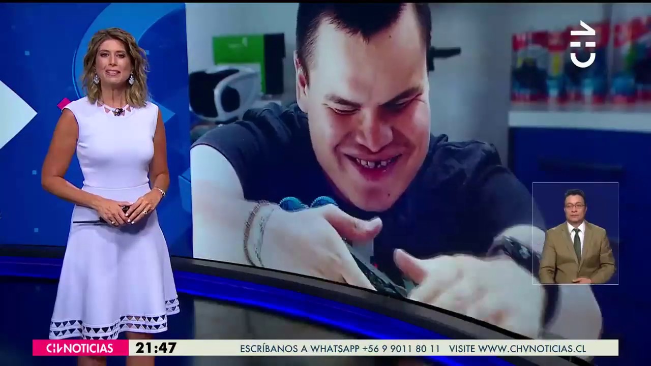 Óscar, primera persona sordociega (total) trabajando formalmente.