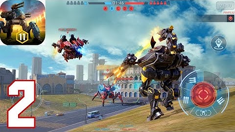 War robots | multiplayer game - Gameplay walkthrough part 2 - robots war heroes (Android, iOS)