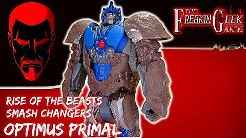 Rise of the Beasts SMASH CHANGERS OPTIMUS PRIMAL: EmGo
