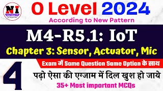 Day 4 | IOT M4-R5.1 | iot mcq question and answers | o level iot chapter 3 | IOT Sensor, Actuator screenshot 5
