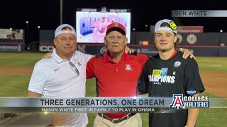 Three generations one dream Mason White s dad reflects on journey to Omaha