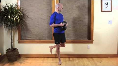 Single Leg Balance with Trunk Rotation and KB | Chris Johnson PT