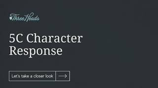 5C Analysis Paragraph: Character Response Product Preview