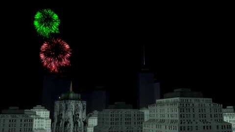 Fireworks in Maya