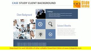 Case Study Client Background Ppt Slides
