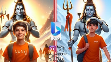 How To Create Instagram Viral  Reels 3D Ai Mahashivratri Name Images | shivratri  photo video edit