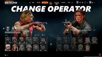 How To Change Operator In Call Of Duty Black Ops 6
