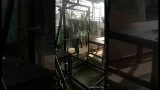 human impact temperate glass testing machine