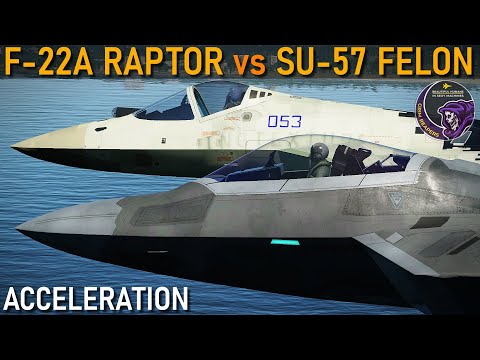 F-22A Raptor vs SU-57 Felon: Acceleration Comparison | DCS WORLD - Grim  Reapers